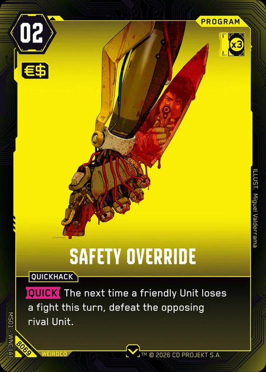 Safety Override — Welcome to Night City Beta β069