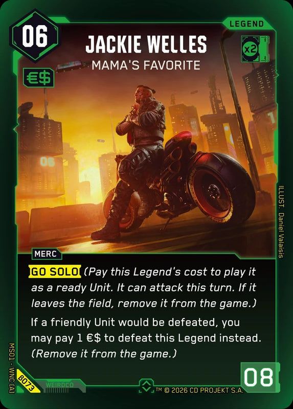 Jackie Welles: Mama's Favorite — Welcome to Night City Beta β073