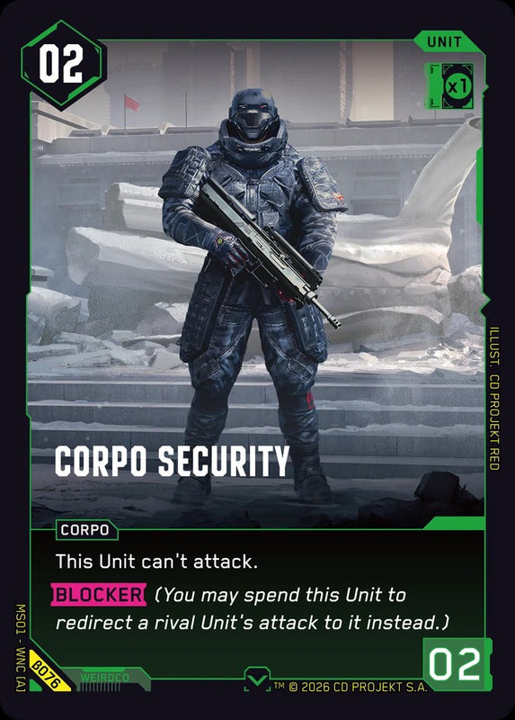Corpo Security — Welcome to Night City Beta β076