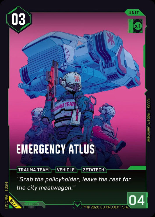 Emergency Atlus — Welcome to Night City Beta β077