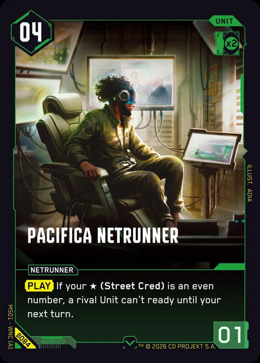 Pacifica Netrunner — Welcome to Night City Beta β084
