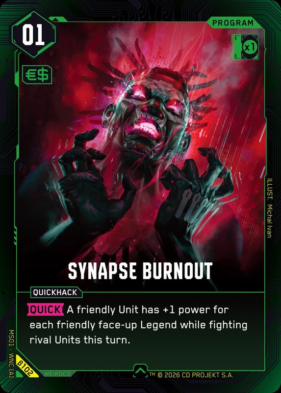 Synapse Burnout — Welcome to Night City Beta β102