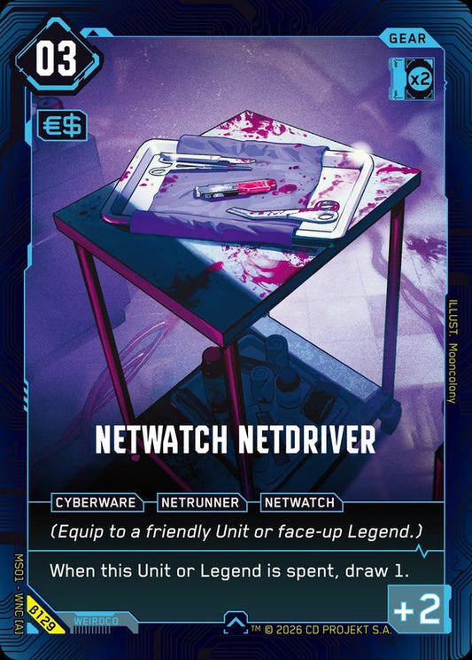 NetWatch Netdriver — Welcome to Night City Beta β129
