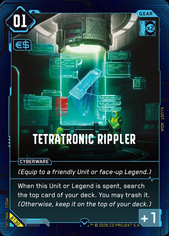 Tetratronic Rippler — Welcome to Night City Beta β130