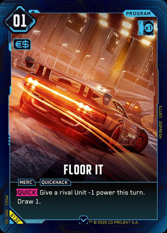 Floor It — Welcome to Night City Beta β132