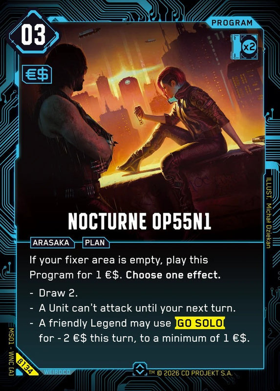 Nocturne OP55 N1 — Welcome to Night City Beta β134