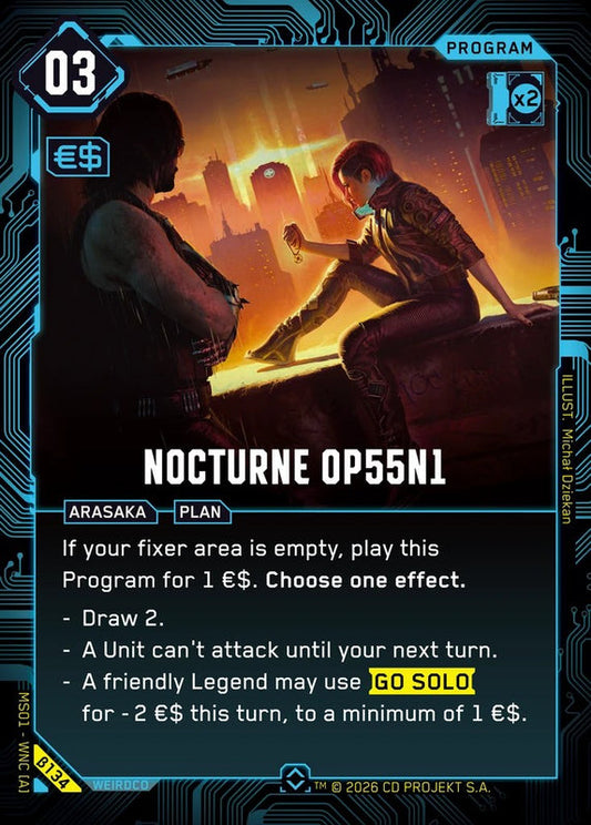 Nocturne OP55 N1 — Welcome to Night City Beta β134