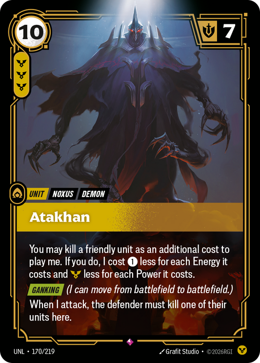 Atakhan UNL-170 Riftbound card