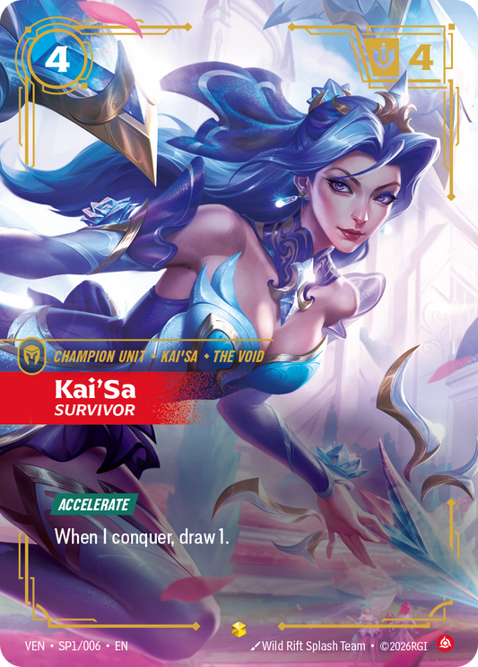 Kai'Sa, Survivor VEN-sp1 Riftbound card