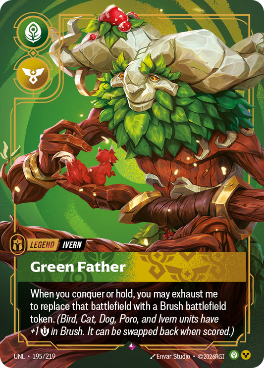 Green Father UNL-195 Riftbound card