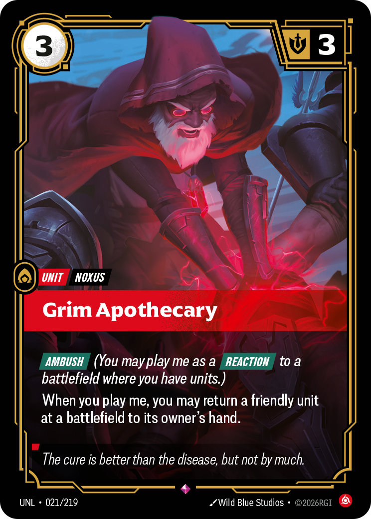 Grim Apothecary UNL-021 Riftbound card