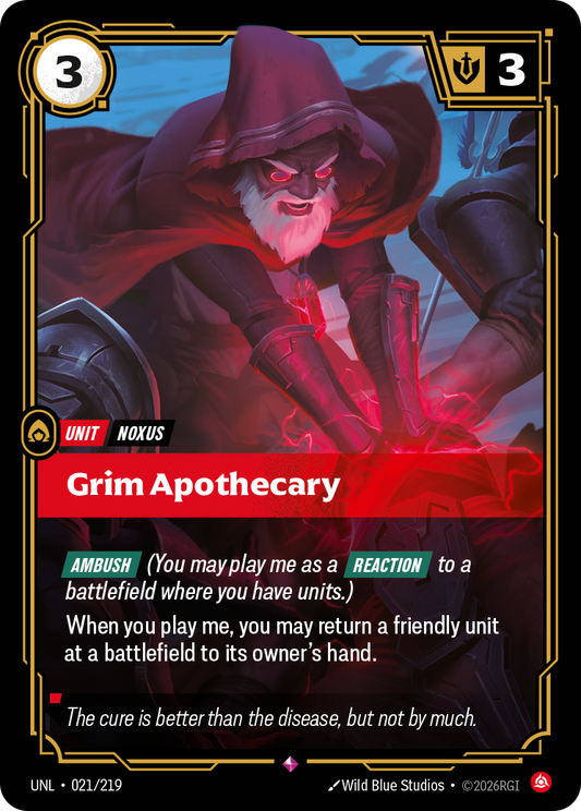 Grim Apothecary UNL-021 Riftbound card