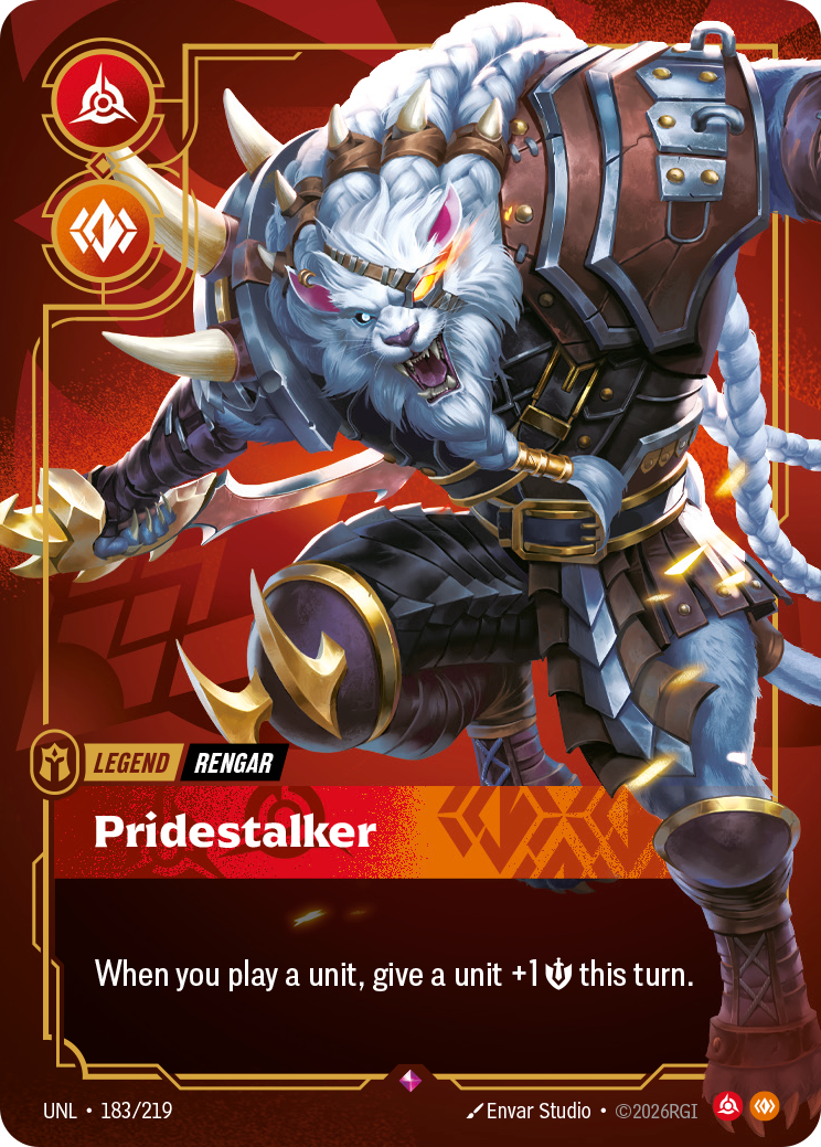 Pridestalker UNL-183 Riftbound card