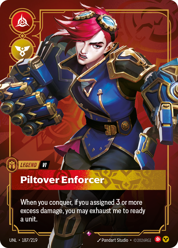Piltover Enforcer UNL-187 Riftbound card