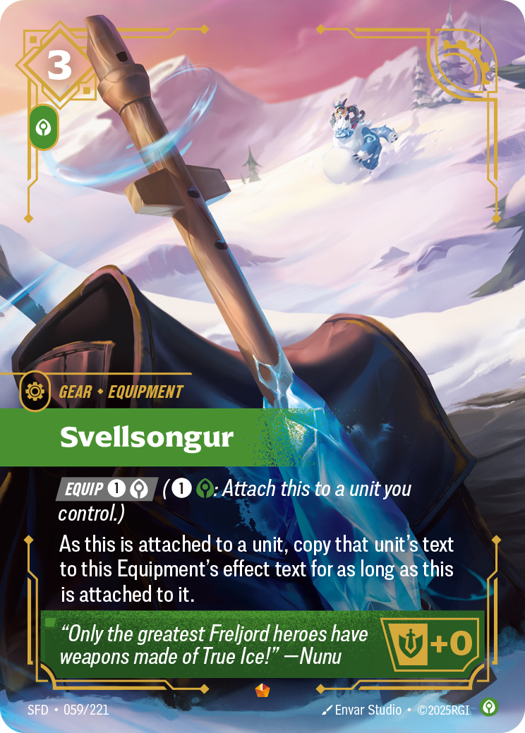 Svellsongur SFD-059 Riftbound card