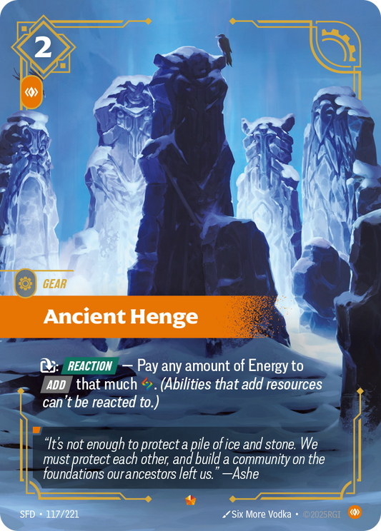 Ancient Henge SFD-117 Riftbound card