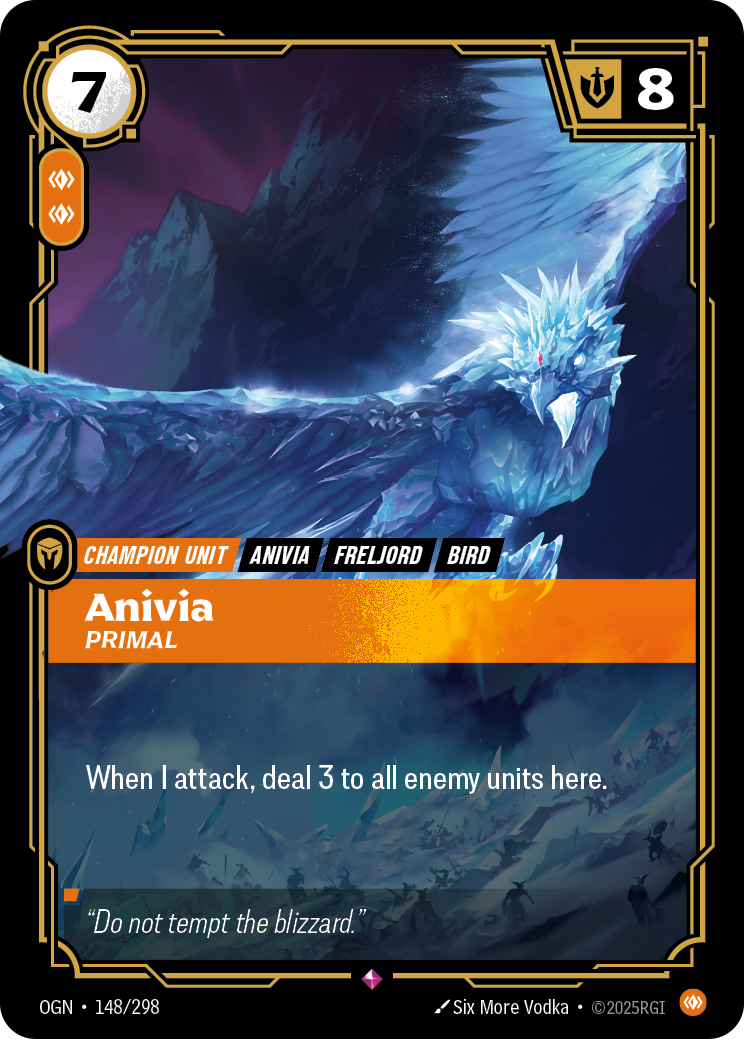 Anivia, Primal OGN-148 Riftbound card