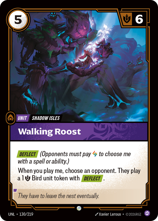 Walking Roost UNL-130 Riftbound card