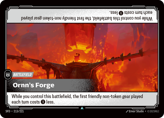 Ornn's Forge SFD-213 Riftbound card