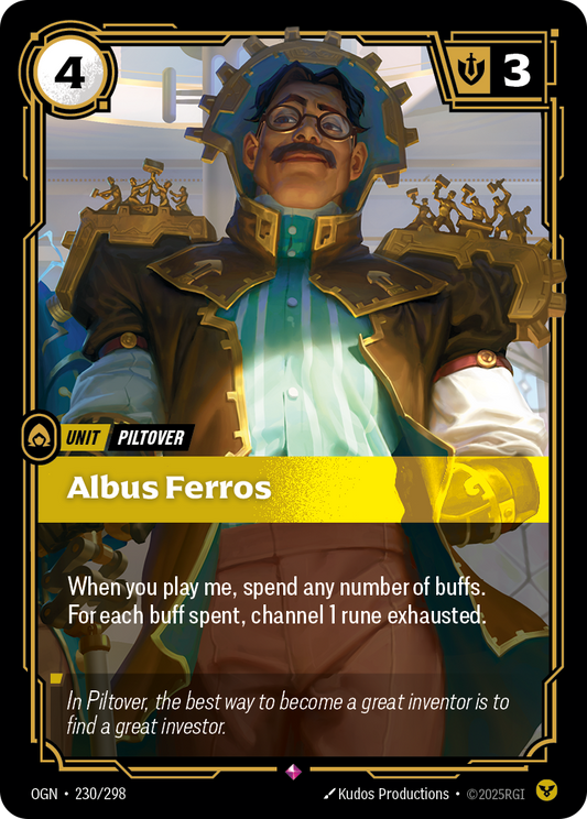 Albus Ferros OGN-230 Riftbound card