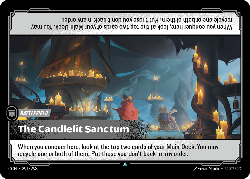 The Candlelit Sanctum OGN-291 Riftbound card
