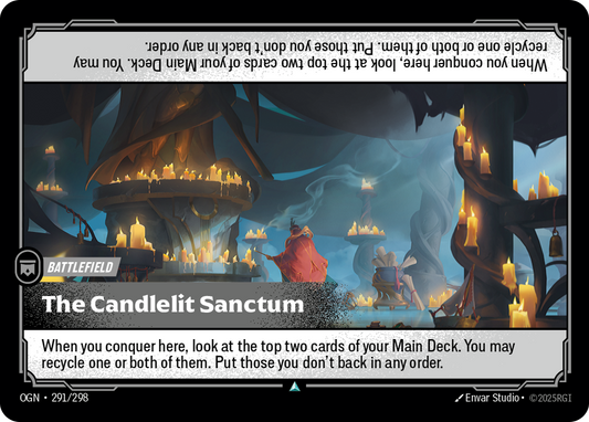 The Candlelit Sanctum OGN-291 Riftbound card
