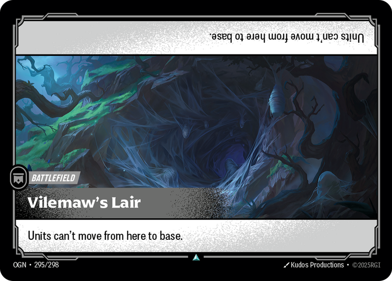 Vilemaw's Lair OGN-295 Riftbound card