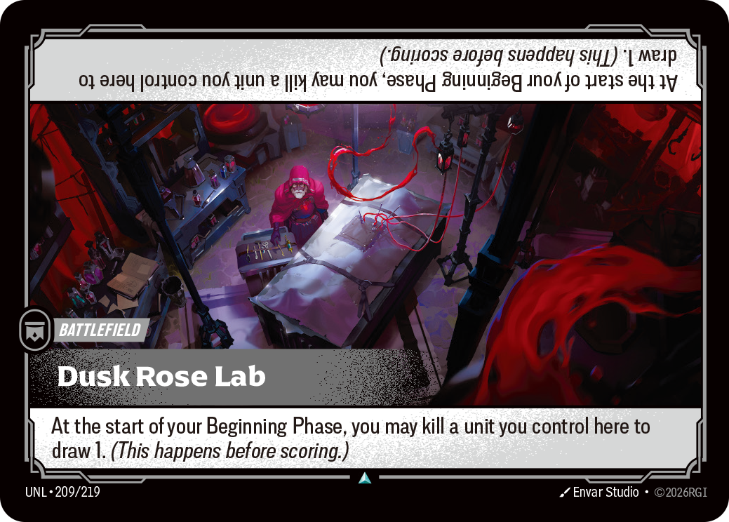 Dusk Rose Lab UNL-209 Riftbound card