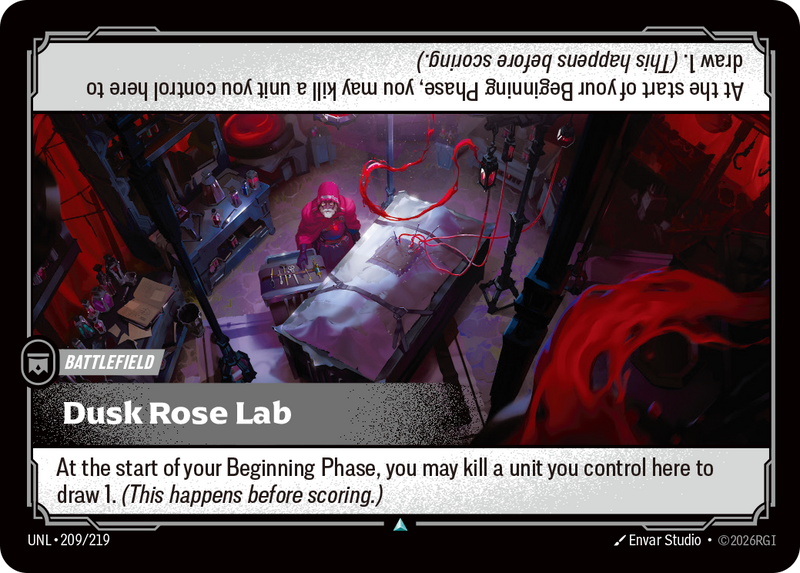 Dusk Rose Lab UNL-209 Riftbound card
