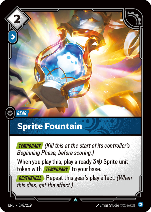 Sprite Fountain UNL-078 Riftbound card